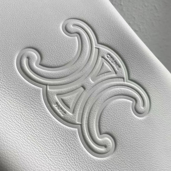 Celine Héloïse Bag Triomphe White Smooth Calfskin