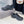 MONDAY SHOE IN BLACK COWSKIN AND POLYESTER