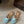 Alaia 25 Infradito Fishnet Flat Mules Lagoon Green Lampskin 303711