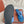 LP Flip Flops In Blue Lambskin Snake Embossing