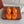 LP Flip Flops In Orange Lambskin Snake Embossing