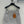 LV 25 Advanced Logo Denim Skirt Black White Poliester