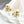 CD 26S Pearl Star Clover Double Stud Earrings In Gold Metal 631770
