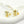 CD 26S Pearl Star Clover Double Stud Earrings In Gold Metal 631770