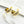 CD 26S Crystal Logo Hoop Earrings In Gold Metal 631771