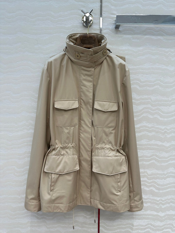 LP 25 LP Traveler Windproof Jacket Beige Fabric Leather 297491