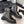 CC Split Toe Ankle Boot 40mm Black Sheepskin Rubber GHW 432515