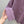 LP 25 V-neck Purple Wool 305054