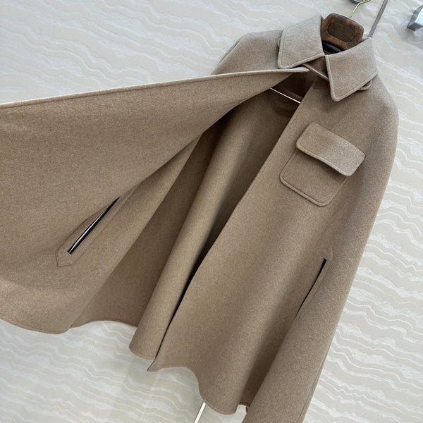 LP 25 Gilda Cape Light Beige Cashmere Wool 314023
