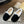The Row 2025 Loafer Black White Suede Wool 561630