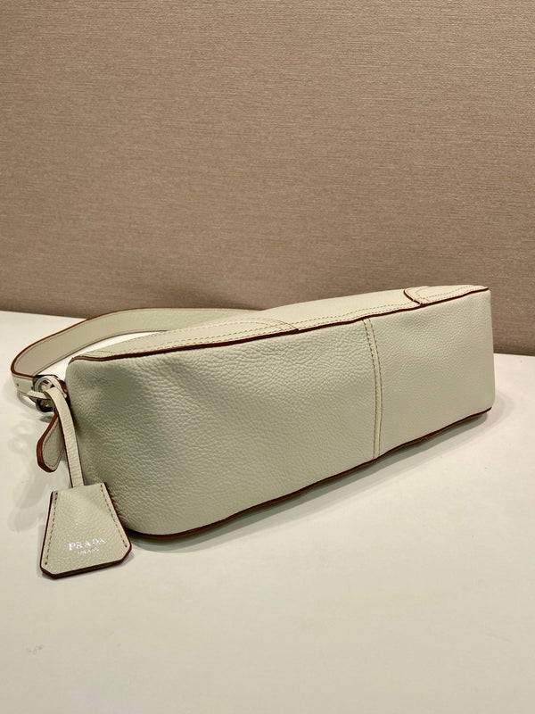 Prada Aimèe Large Shoulder 36cm Bag Khahi Cowhide
