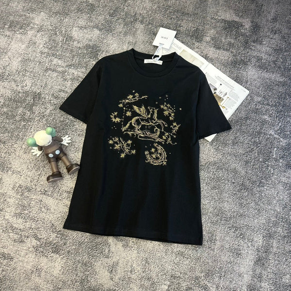 CD SS26 Pegasus Motif T-Shirt Cotton 350855