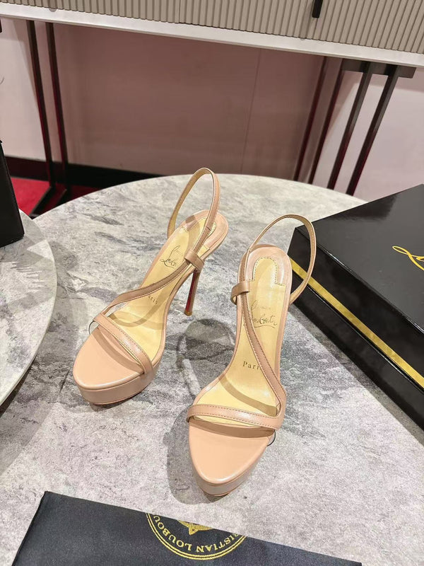 CL 2026 Rosalie Alta 150mm Sandal Beige Leather