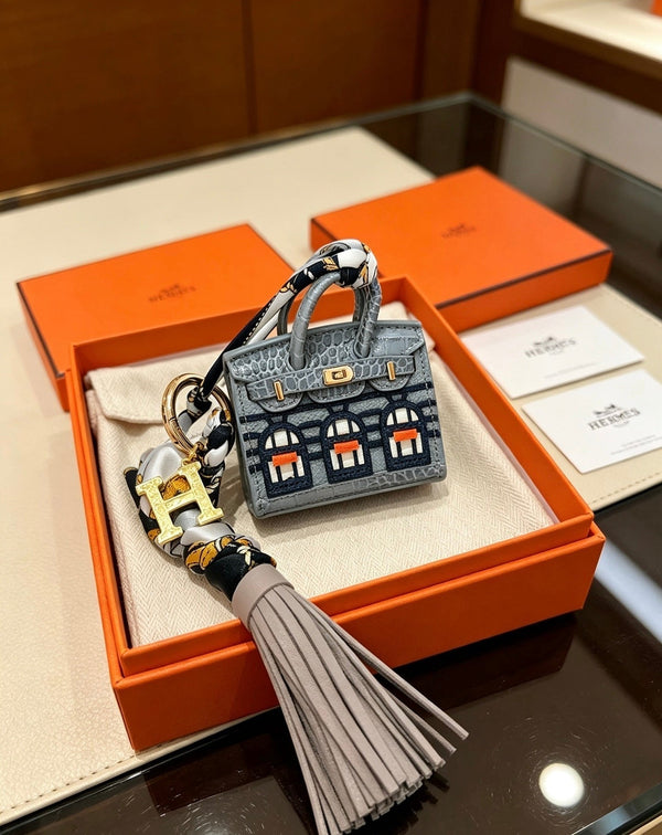 HM Mini Birkin 20 Faubourg Bag Charm