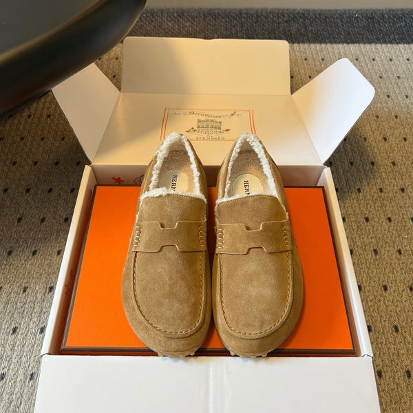 HM 26S Destin Loafers Light Brown Suede