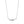 KNOT PENDANT SILVER DIAMOND NECKLACE