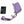 CC Purple And Beige Bag Charm