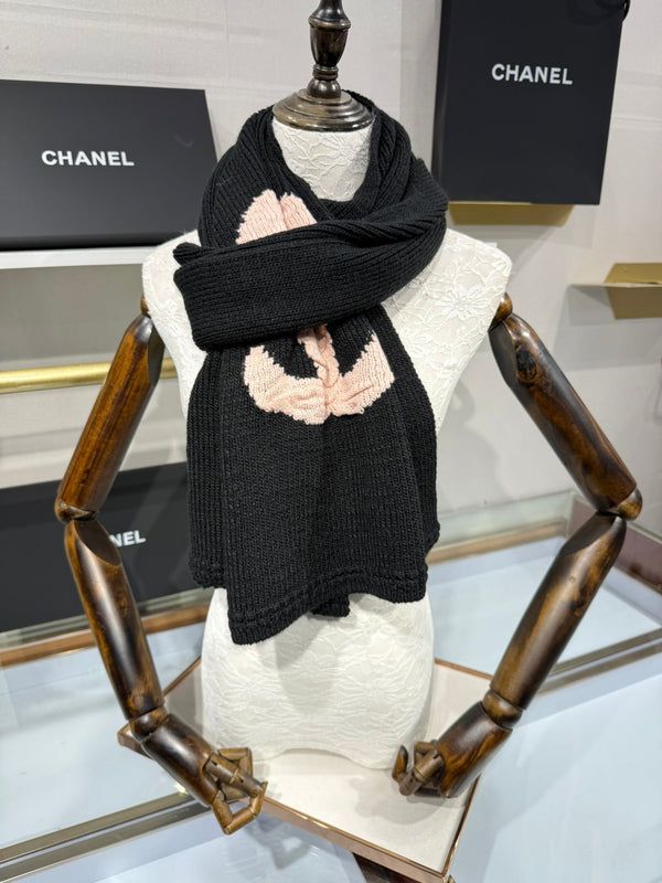 CC 2026 CC Logo Scarf 190cm Wool 197275