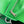 BV Two-In-One Cassette Bag 26cm Parrot Green Leather