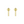 ICE CUBE GOLD EARRINGS