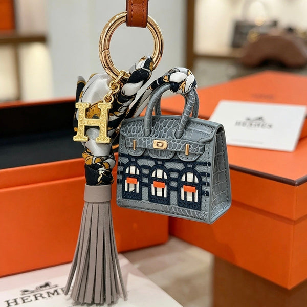 HM Mini Birkin 20 Faubourg Bag Charm