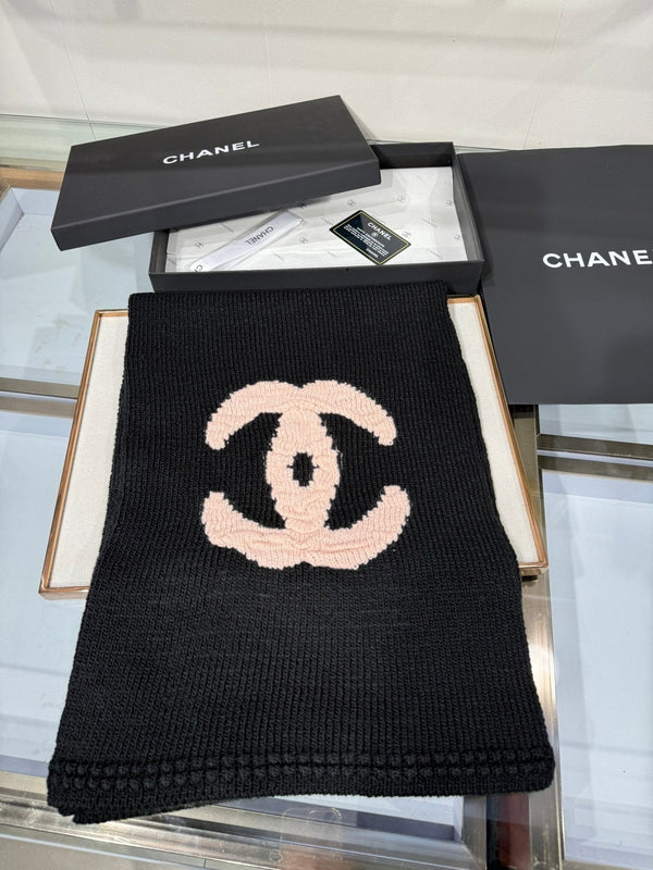 CC 2026 CC Logo Scarf 190cm Wool 197275