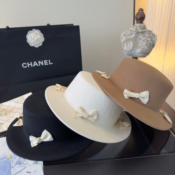 CC Bow Cashmere Flat Top 477667