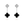 CLOVER DIAMOND AND ONYX EARRINGS
