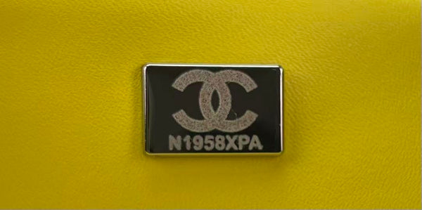 CC Spring-Summer 2026 Classic Flap Bag Yellow White Tweed