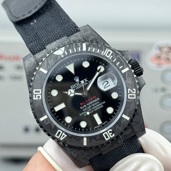 Rolex Submariner Date Custom Carbon Black