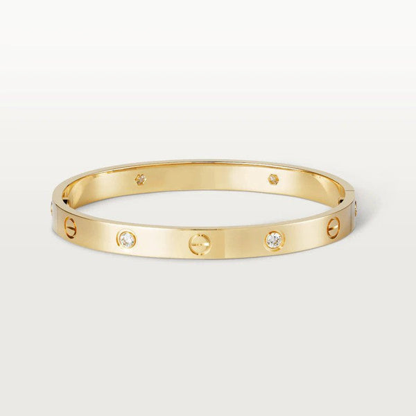 LOVE BRACELET 6.1MM 4 DIAMONDS 18k