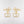 CD Clair D Lune Gold With White Crystals