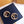 F LOGO GOLD DIAMOND EARRINGS