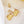 FF BAG GOLD EARRINGS