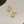 FF BAGUETTE MOTIF SHAPED GOLD EARRINGS