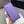 MINI SQUARE FLAP BAG 17CM PURPLE CAVIAR SILVER HARDWARE