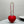 le coeur red calfskin shouder bag