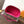 NICE MINI 20 TOILETRY POUCH IN ROSE RED MONOGRAM MACASSAR CANVAS