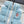 Moncle 25 Teddy Plush Down Vest in Blue
