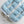 Moncle 25 Teddy Plush Down Vest in Blue