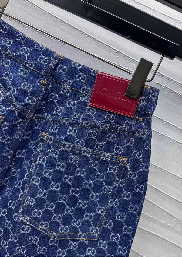 GG Blue Denim Short