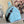 LV Keepall Bandouliere 50 Travel Bag Light Blue Monogram Calfskin