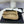 CC 25A Ballet Flat Beige Black Suede