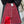 CC 25 Pink and Black Woven Trim Red Wool Jacket Skirt Pants Set