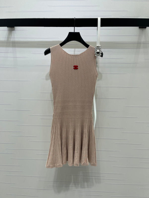 CC Knit Fit & Flare Sleeveless Dress Cotton 406484