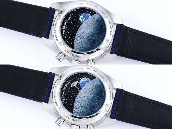 SPEEDMASTER APOLO BLUE WHITE SNOOPY