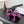 CC 26FW Slingback 7.5cm Hot Pink Crystal Leather