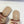 CC 2026 Open-Toe Shoes Beige Brown Sheepskin Raffia