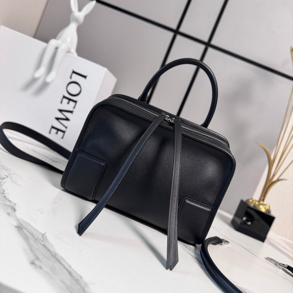 LOEWE Amazona 180 Bag 24.5cm Black Soft Calfskin