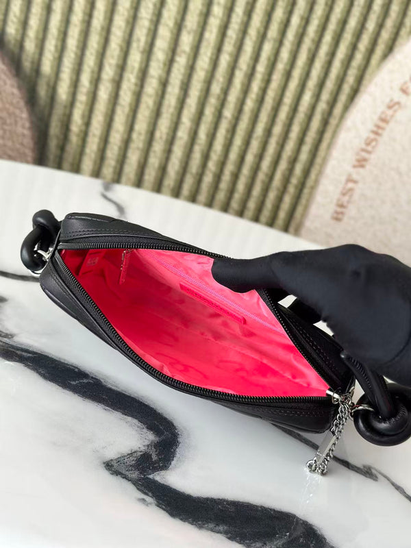 CC Cambon Ligne Pochette Black Quilted Calfskin